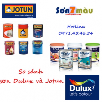 Sơn Dulux hay Jotun tốt?